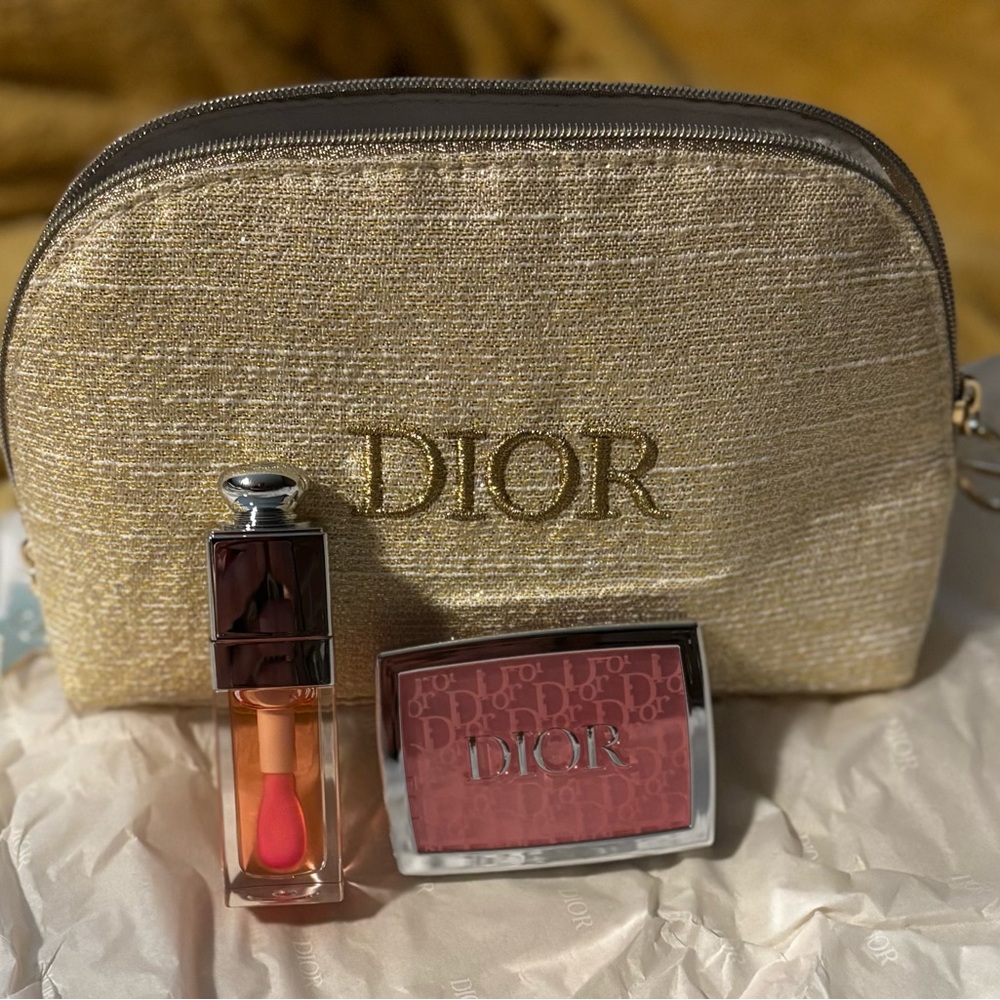 Dior 2 piece gift set w/ bag